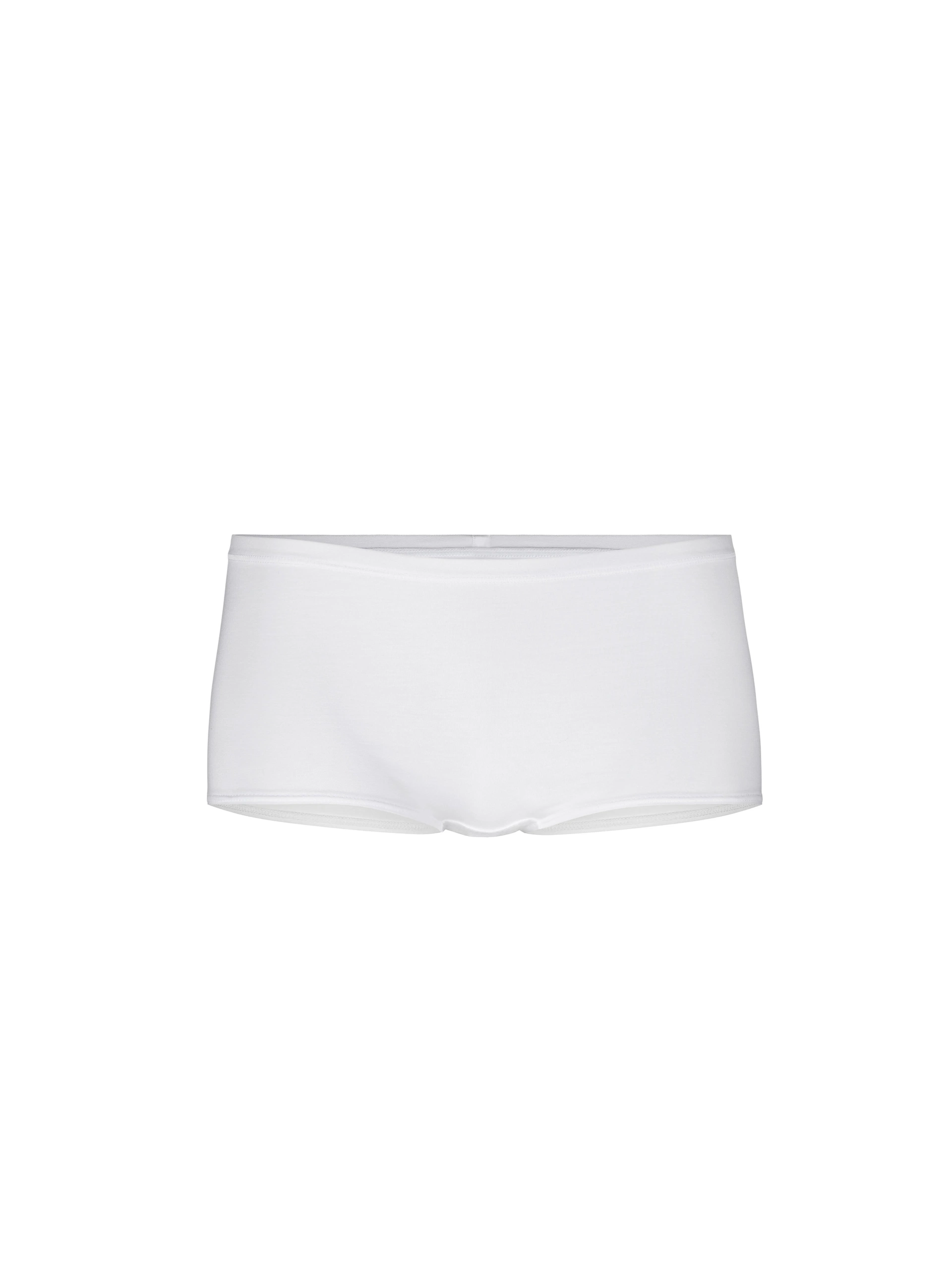 White Soft-Stretch Cotton Hipster Brief - Image 5