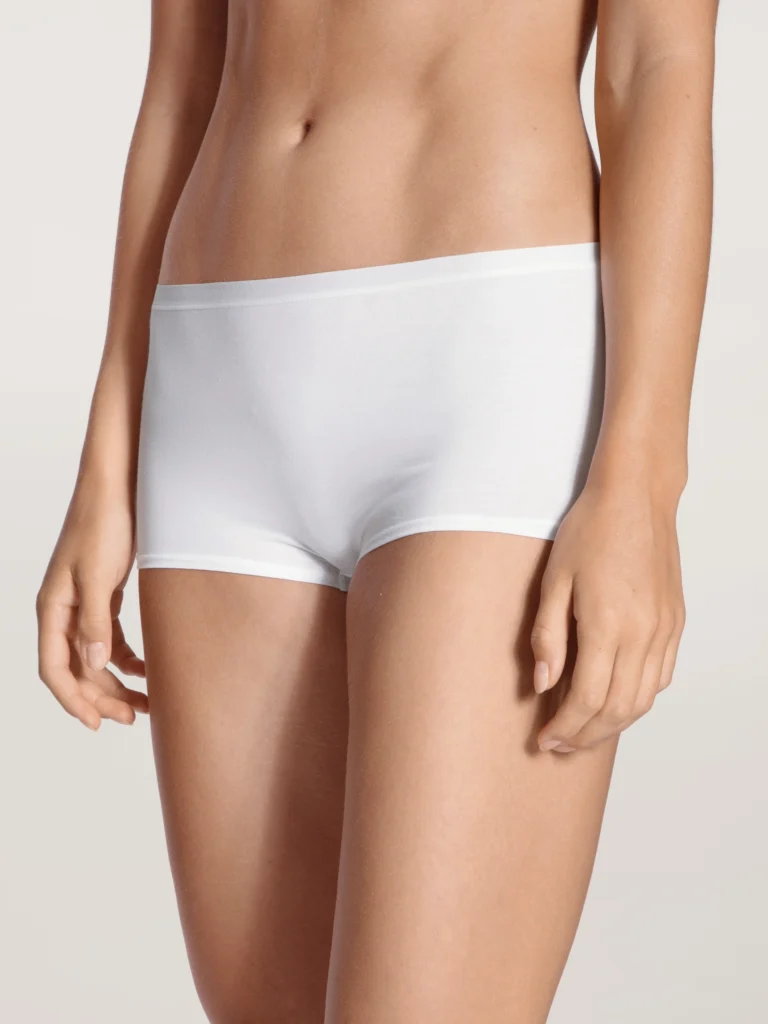 White Soft-Stretch Cotton Hipster Brief