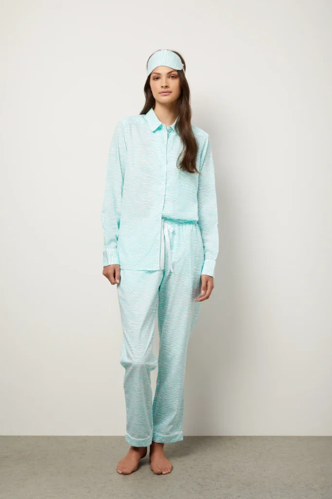 Zebra Print Cotton Modal Pyjama Set