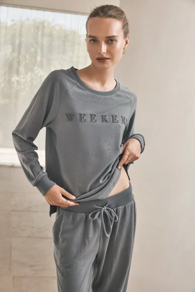 Grey Soft-Touch Weekend Lounge Set