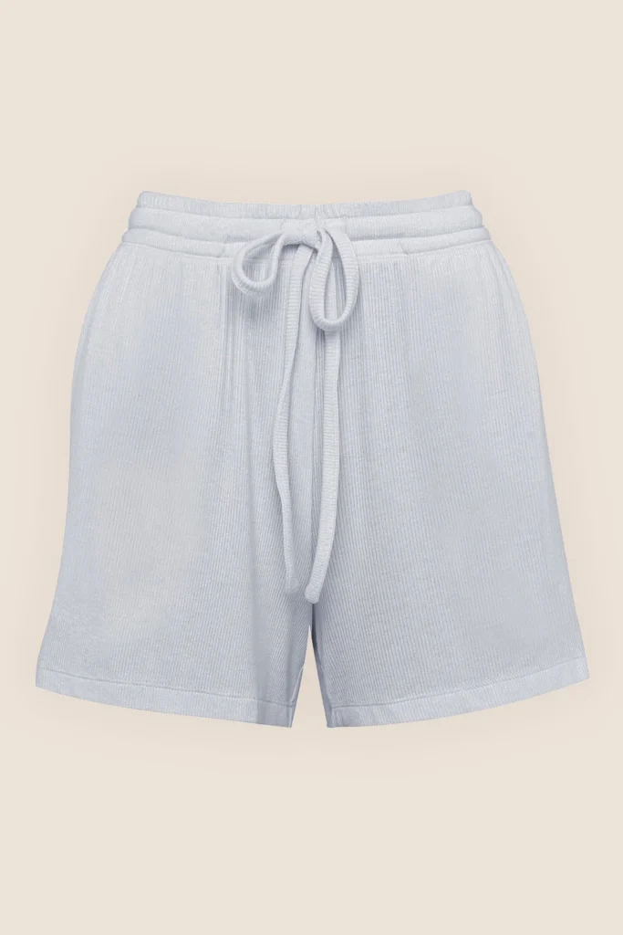 Soft Ribbed Lounge Shorts
